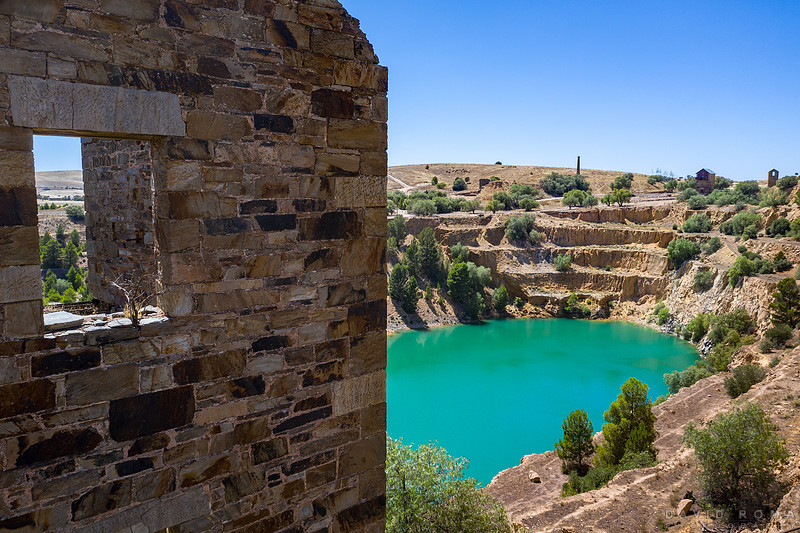 Burra Mine Structure and lake