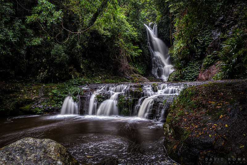Running Creek Waterfall - Lamington National Park, Queensland, Australia