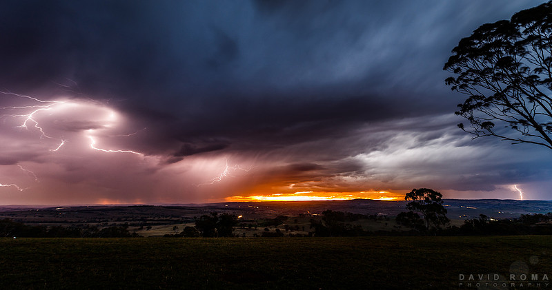 Electric Sunset - Mt. Panorama, Bathurst, Australia