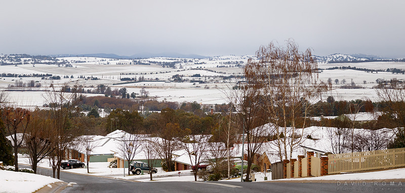 Stitched Panorama Snow looking east