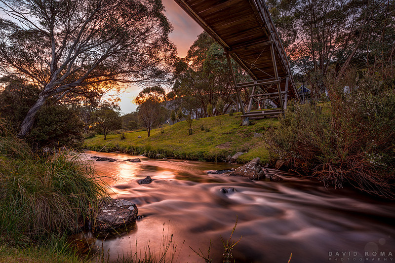 Thredbo footbridge - Thredbo, NSW, Australia