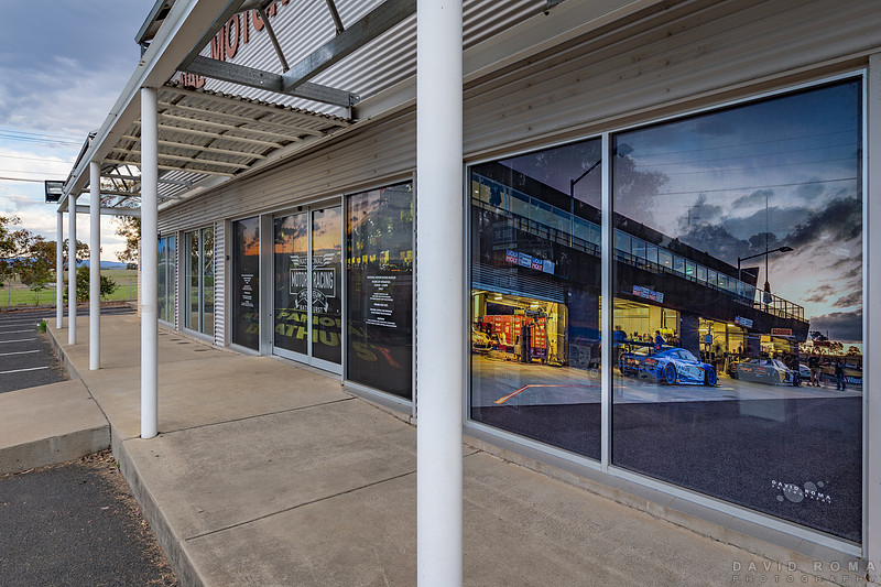 National Motor Racing Museum window art