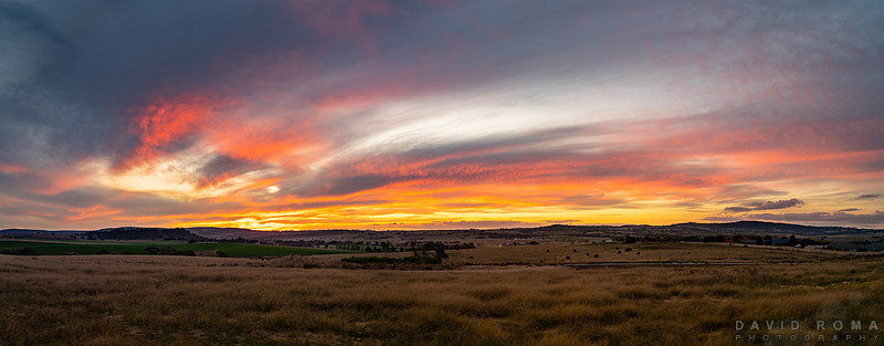 Panoramic Bathurst Sunset