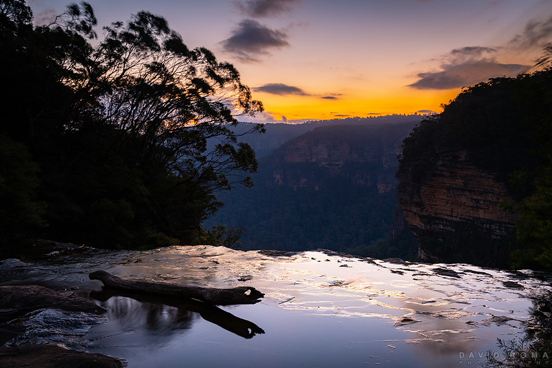 Sunsets on Wentworth Falls