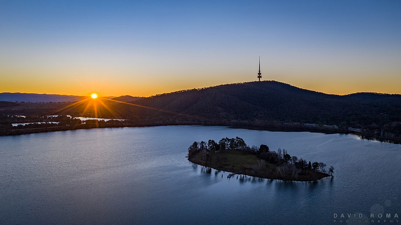 Sunsets on Canberra