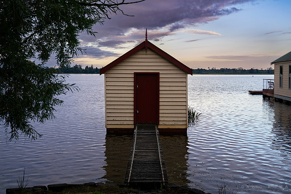 Lake Wendouree boat shed