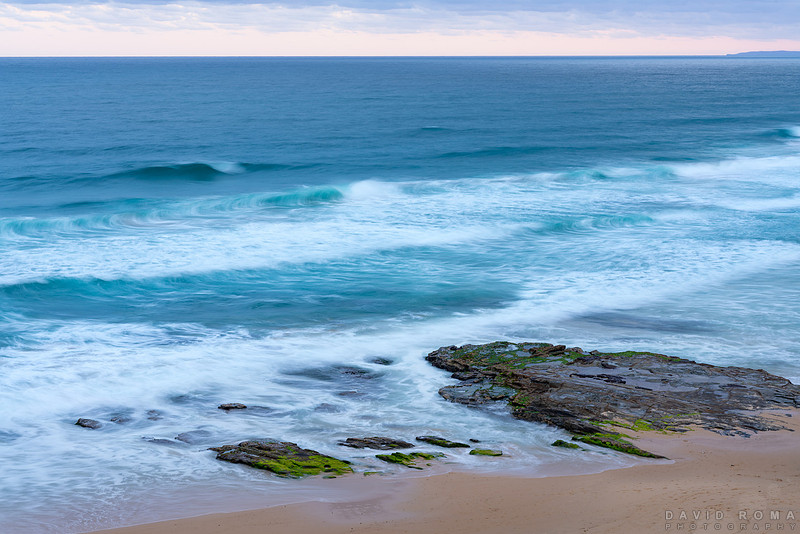 Sunset on Newcastle Beach