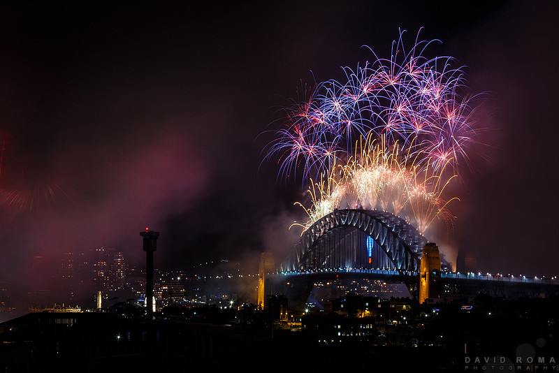 Happy New Year - Sydney Harbour Bridge NYE 2014